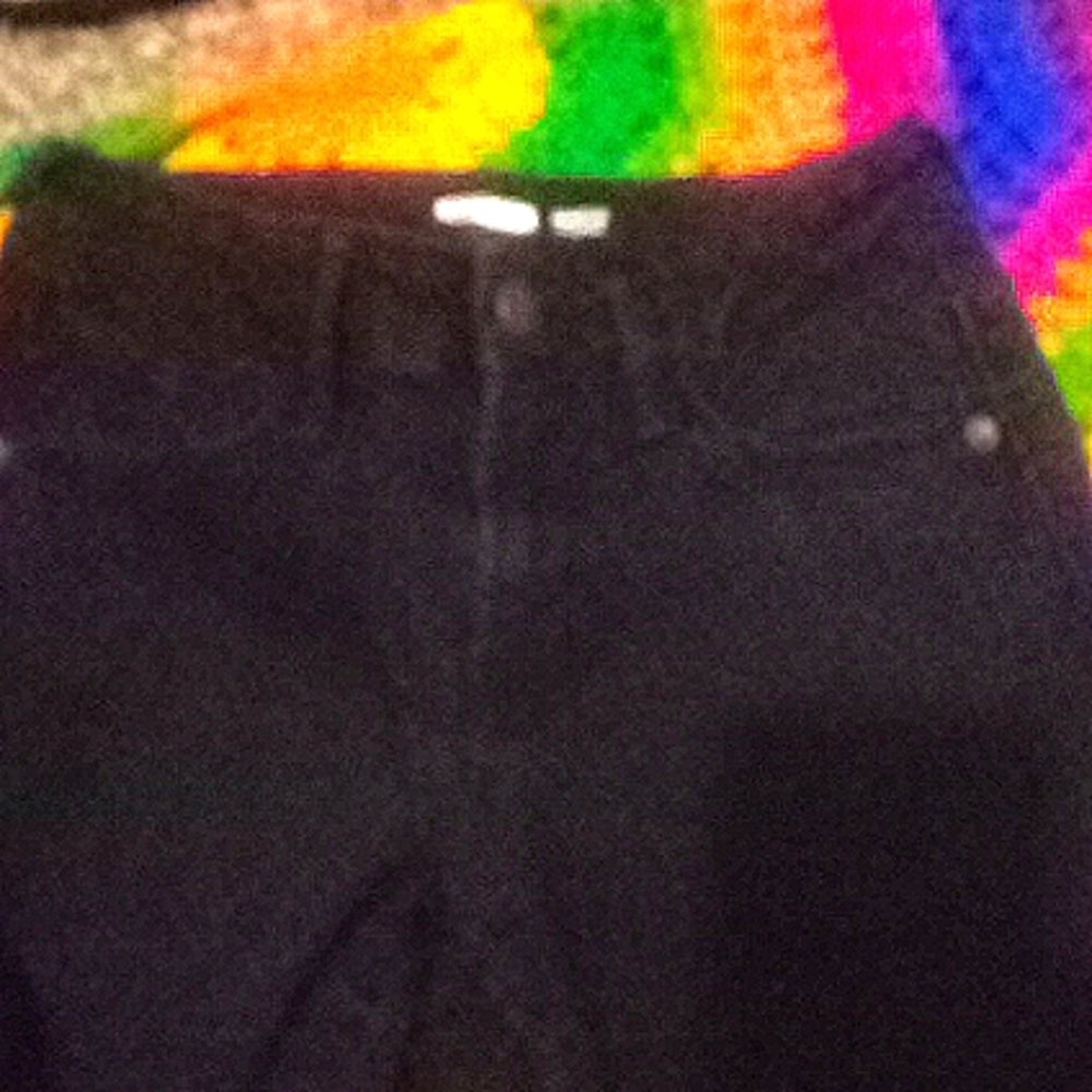 Plain black old navy rockstar skinny jeans size 0
